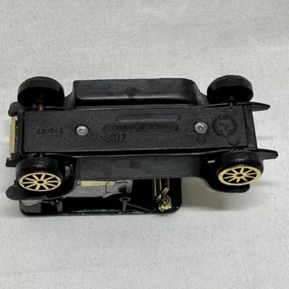 Vauxhall Die-cast Classic Car #S8032 Grey Model Gold Wheels Hong Kong Vintage - Picture 5 of 12